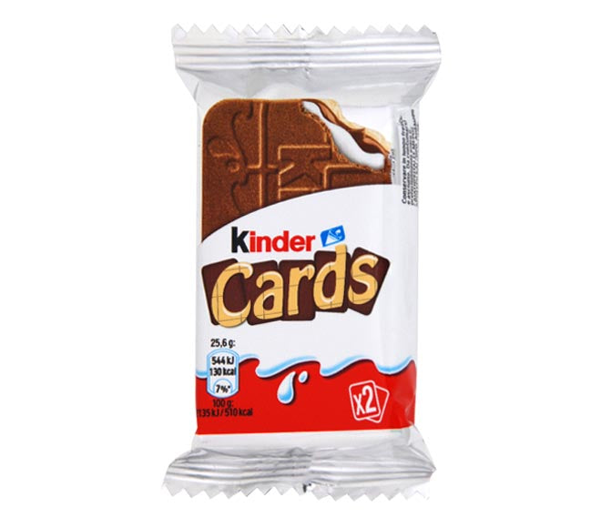 KINDER Cards crispy wafers