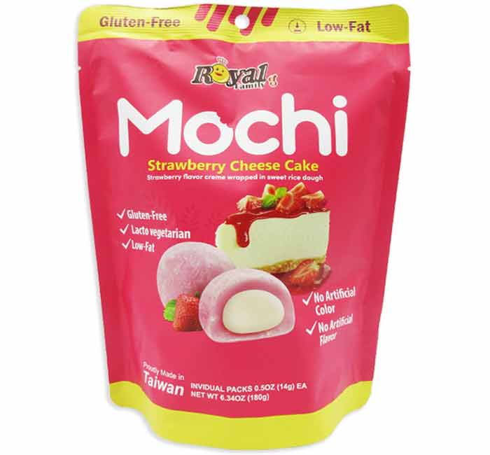 MOCHI ROYAL FAMILY - SAC À PIQUETS POUR CHEESECAKE AUX FRAISE