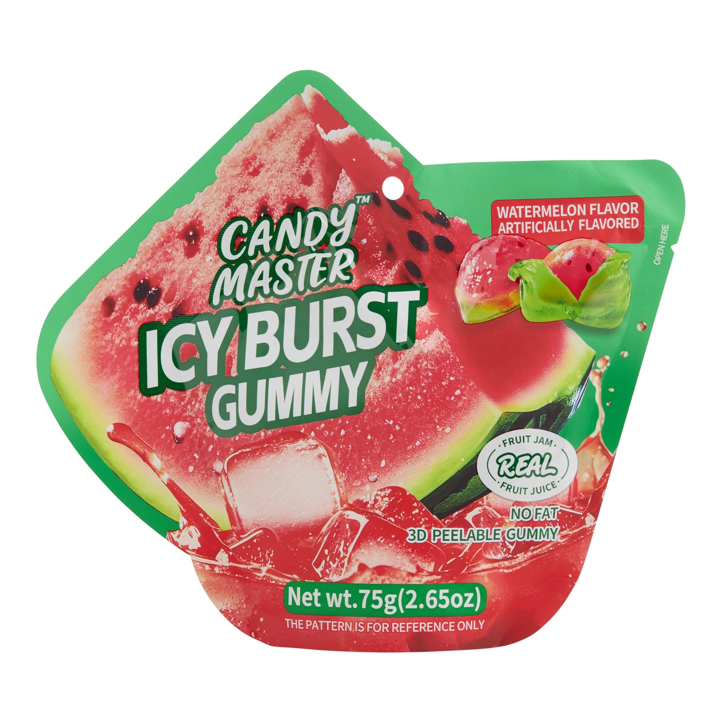 Candy Master Icy Burst Watermelon Peelable Gummy