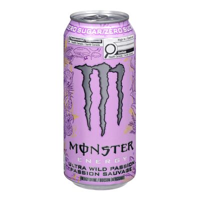Monster Zero Sugar Ultra Wild Passion Energy Drink