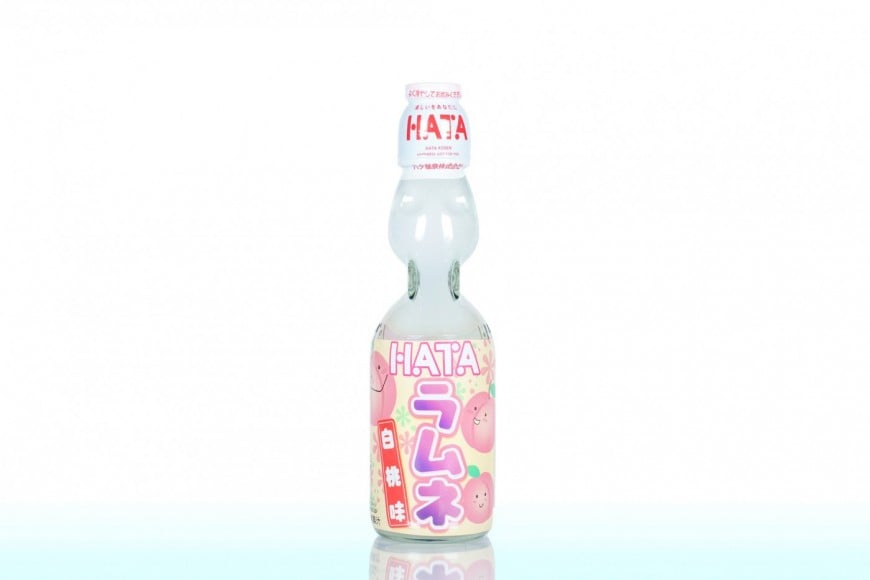 Bottled Ramune White Peach Flavor