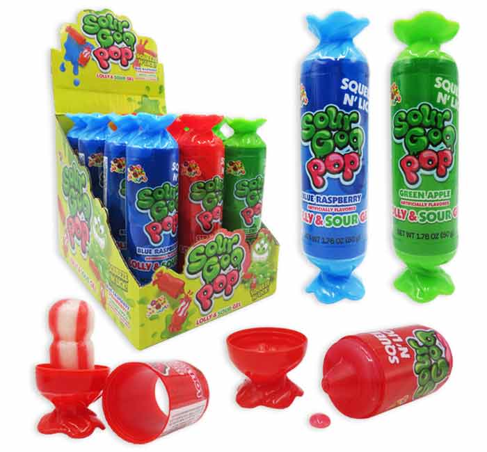 SOUR GOO POP (BLEU FRAMBOISE VERTE POMME FRAISE)