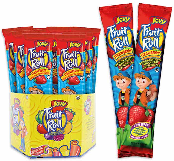 Rouleaux de fruits JOVY - Fraise