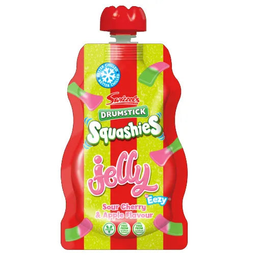 Swizzels Sour Apple & Cherry Squashies Jelly Pouch