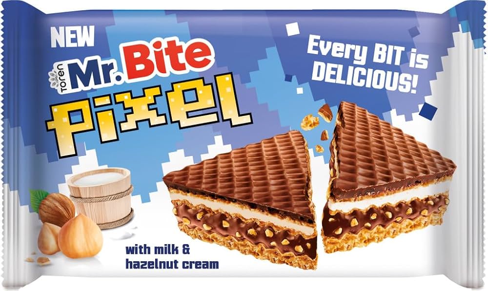 Mr.Bite Pixel Hazelnut and Cream
