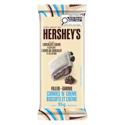 Hershey's Candy With Chocolate Creme & Sea Salt Filled Cookies 'n' Creme