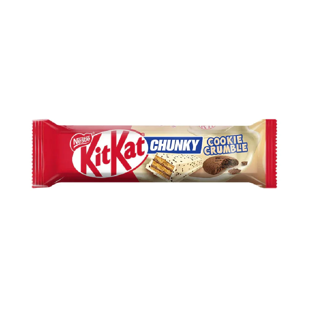 KITKAT CHOCOLATE BAR CHUNKY COOKIES CRUMBLE