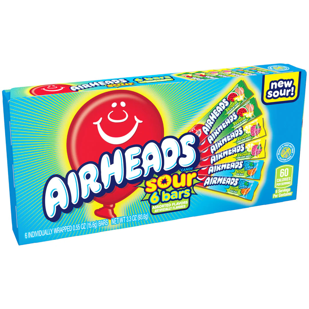 Airheads Sour Assorted Flavours
