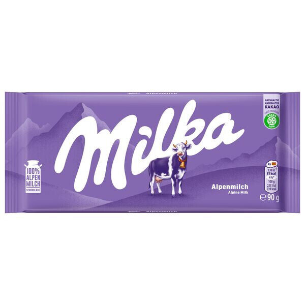 CHOCOLAT AU LAIT ALPIN MILKA