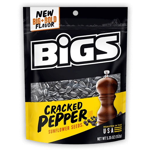 BIGS Cracked Pepper Sunflower Seeds