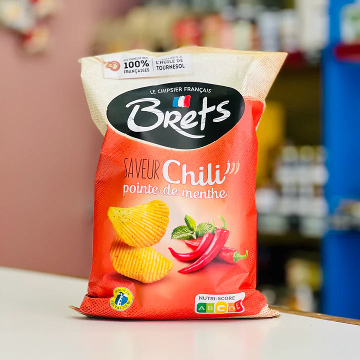 BRETS CHIPS CHILI MINT POTATO CHIPS