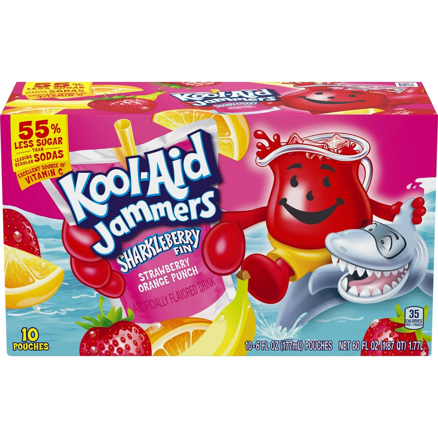 PUNCH FRAISE ORANGE KOOL-AID JAMMERS