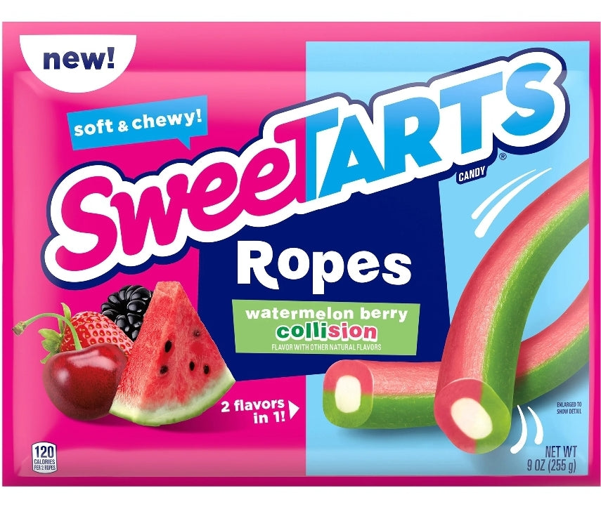Collision de pastèque avec des cordes Sweetarts