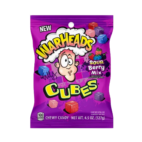 Cubes de mélange de baies acidulées Warheads