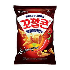 Lotte Kokal Corn Snack (sweet & Spicy Flavour)