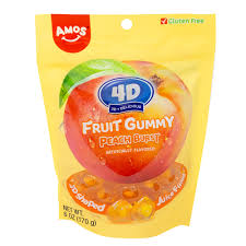 4D Fruity Gummy Peach burst