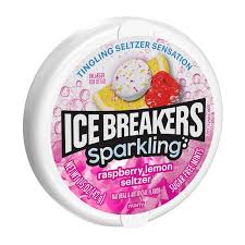 Ice Breakers Sugar Free Mints Sparkling Raspberry Lemon