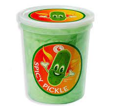 Cornichons épicés à la barbe à papa