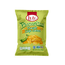 Chips de plantain LULU légèrement salées