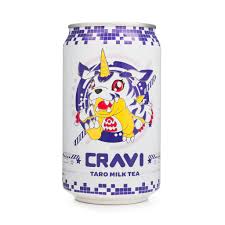 Thé au lait Cravi Digimon Taro (Taïwan)