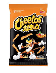Cheetos coréens Lotte épicés et sucrés au barbecue fumé
