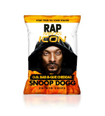 Rap Snacks Snoop Dogg O.G. Bar-B-Que Cheddar