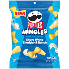 Pringles® Mingles™ Puffed Snacks, Sharp White Cheddar & Ranch