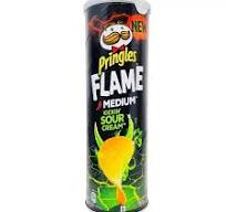 PRINGLES FLAME MEDIUM SOUR CREAM