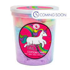 Queues de licorne en barbe à papa