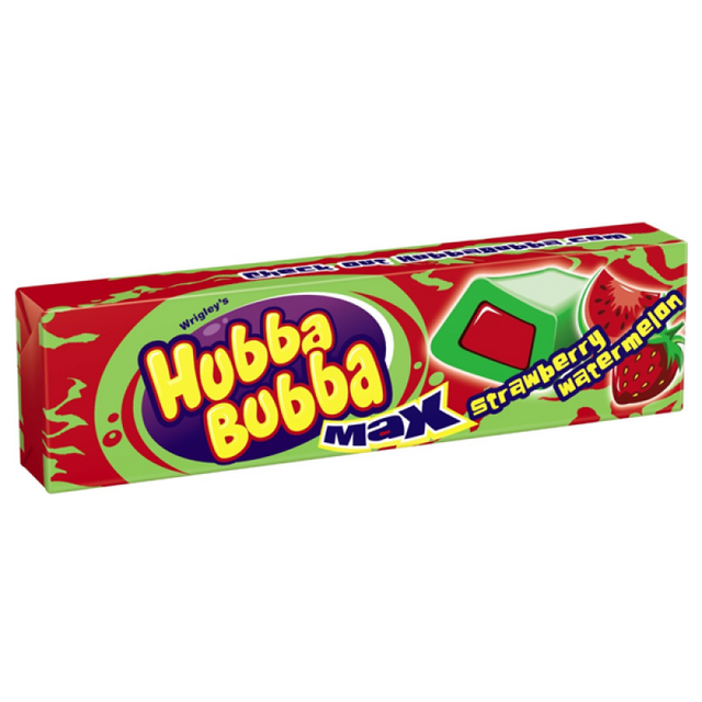 Chewing-gum fraise/pastèque Hubba Bubba Max