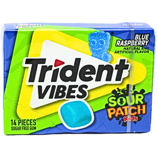 Trident Vibes Sour Patch Kids Blue Raspberry