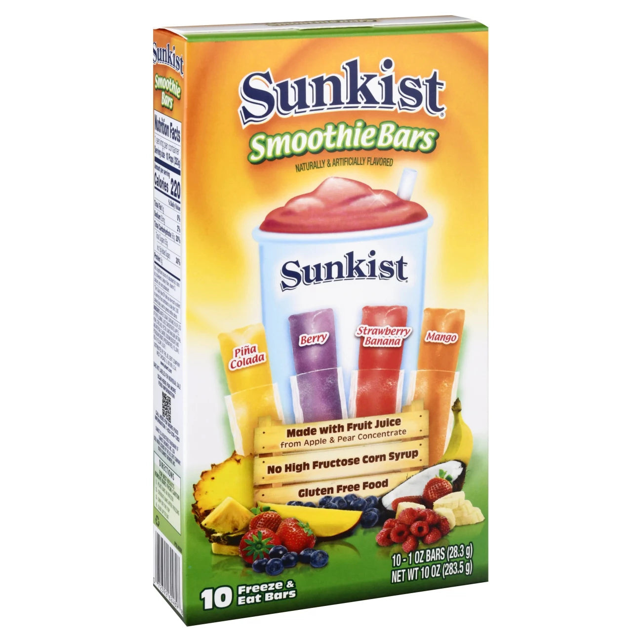 Barres de smoothies Sunkist