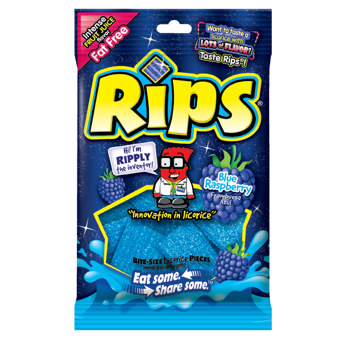 RIPS BITES - BLUE RASPBERRY