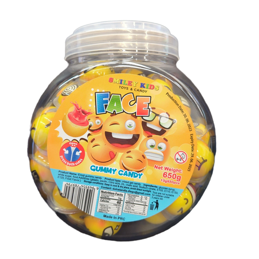 Smiley Kids Face Gummies