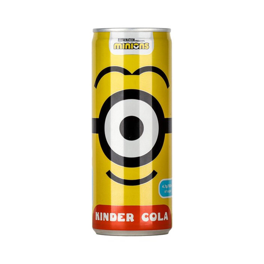 Canette de cola Kinder des Minions