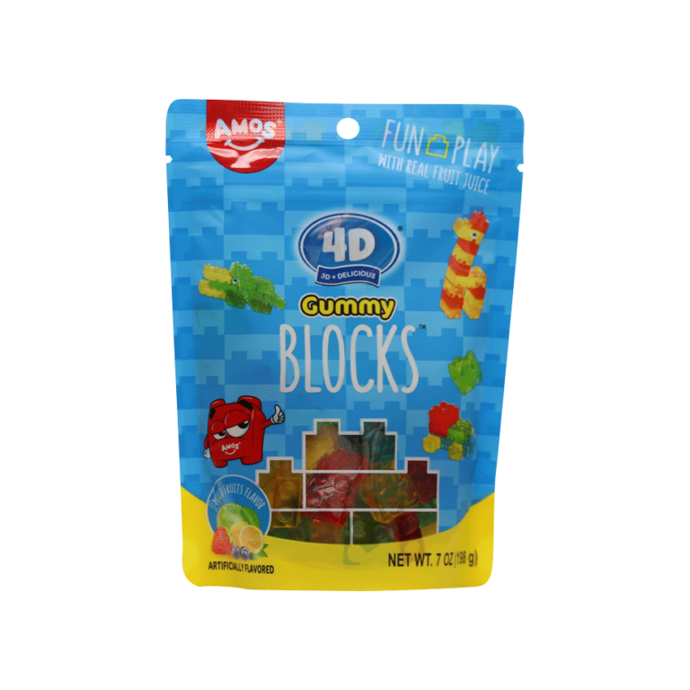 AMOS 4D Gummy BLOCKS Blocs Gommeux