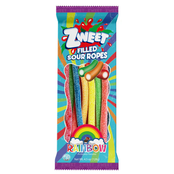 Sour Rainbow Ropes Filled | Zweet