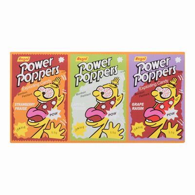Assorted Power Poppers Candies