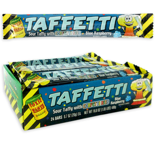 Toxic Waste Taffetti Blue Raspberry