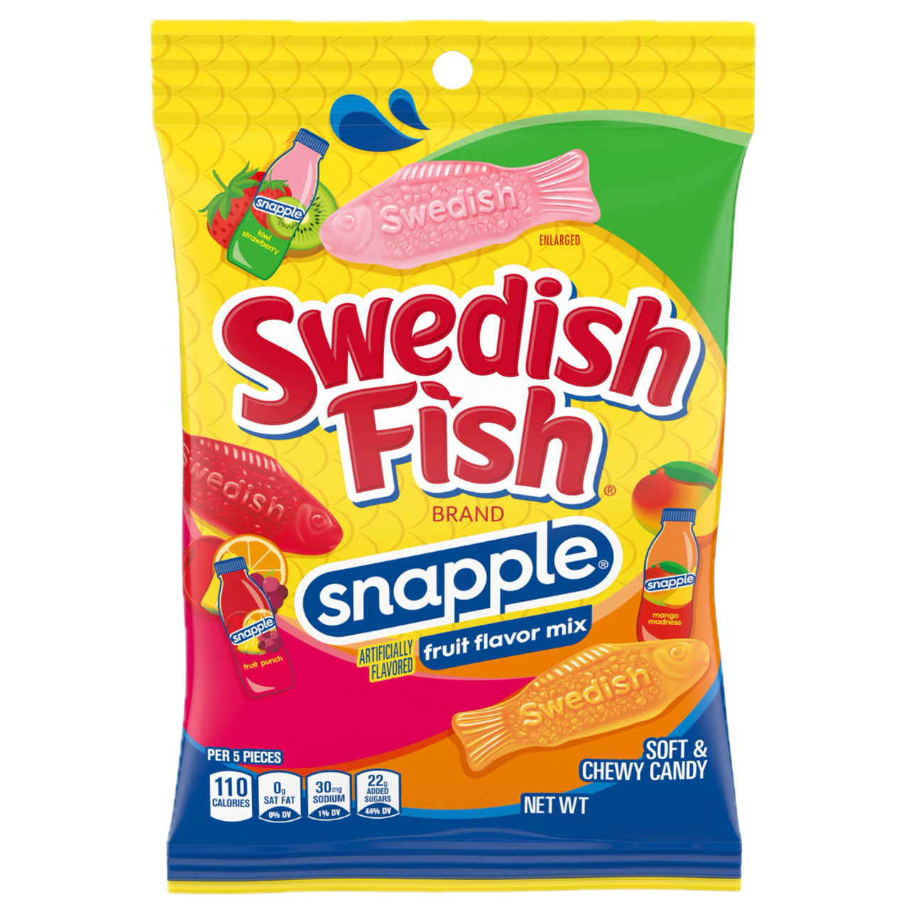 Swedish Fish Snapple Fruit Flavor Mix