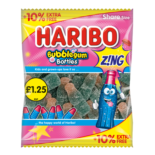 HARIBO BUBBLEGUM BOTTLES Z!NG