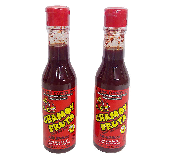 ALAMO CANDY CHAMOY DE FRUTA-SWEET & SOUR CHILI SAUCE BOTTLE