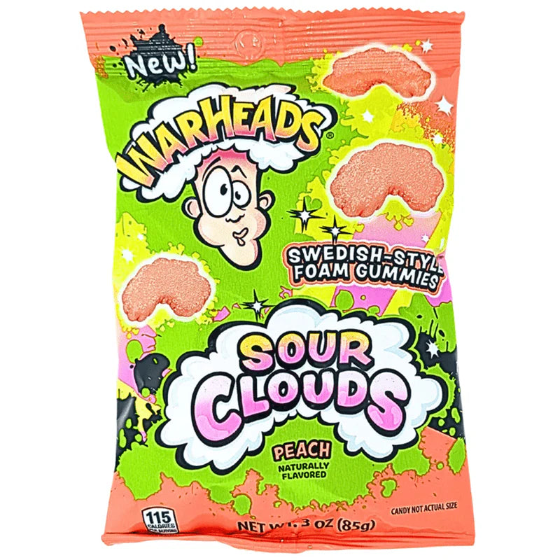 Warheads Sour Clouds Peach