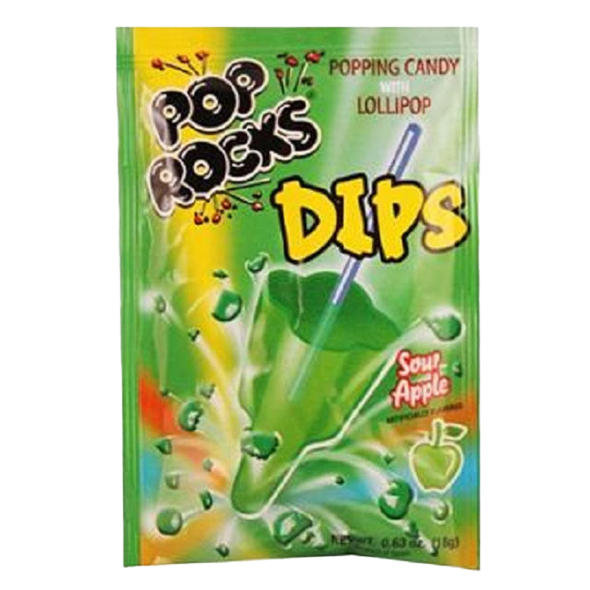 Trempettes Pop Rocks aux pommes aigres