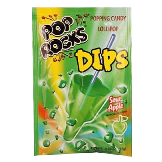 Pop Rocks Dips Sour Apple