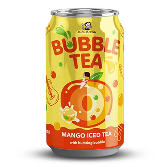 Madam Hong Bubble Tea Mango Iced Tea With Bursting Bubble 315ml