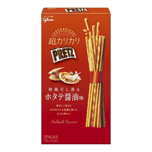 GLICO PRETZ BISCUIT STICKS SCALLOP SOY