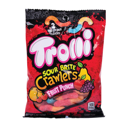 TROLLI SOUR BRITE CRAWLERS FRUIT PUNCH