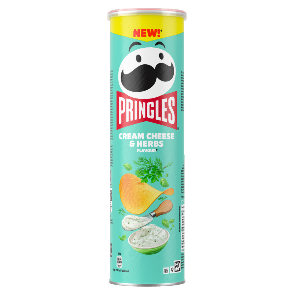 Pringles cream cheese-herbs 185 g