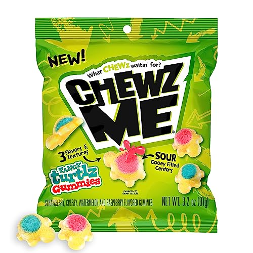 CHEWZME - TANGY TURTLZ GUMMIES.